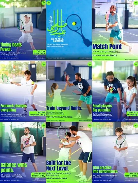 Sports & Padel social media design by UpStream