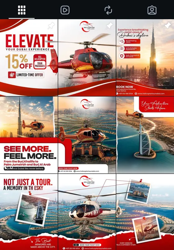 Adventure & Tours social media design by UpStream