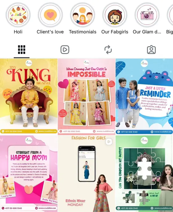 Brand Campaigns social media design by UpStream