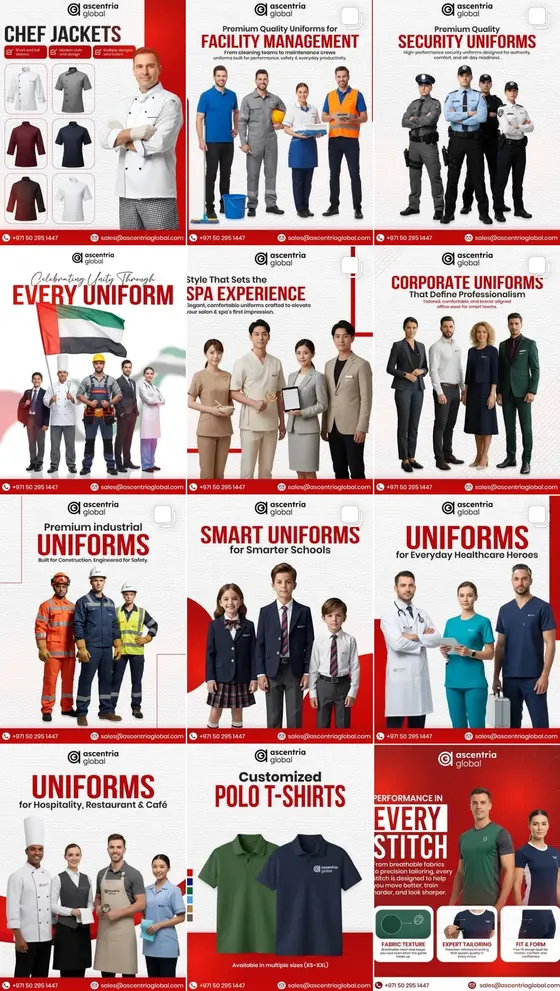 Corporate Team social media design by UpStream